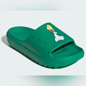 adidas Lumia Simpsons Slide Sandals Men's with Character Detail
